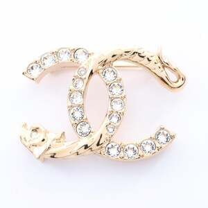 Chanel Cc Logo Brooch Metal #371453C12B